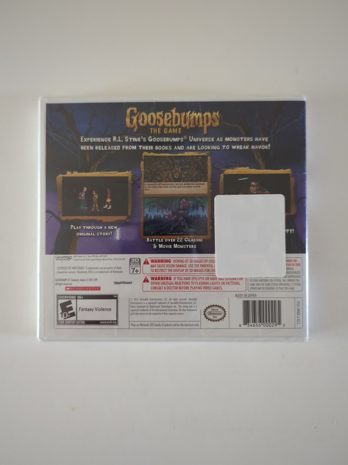 Goosebumps: The Game (Nintendo 3DS, 2015)
