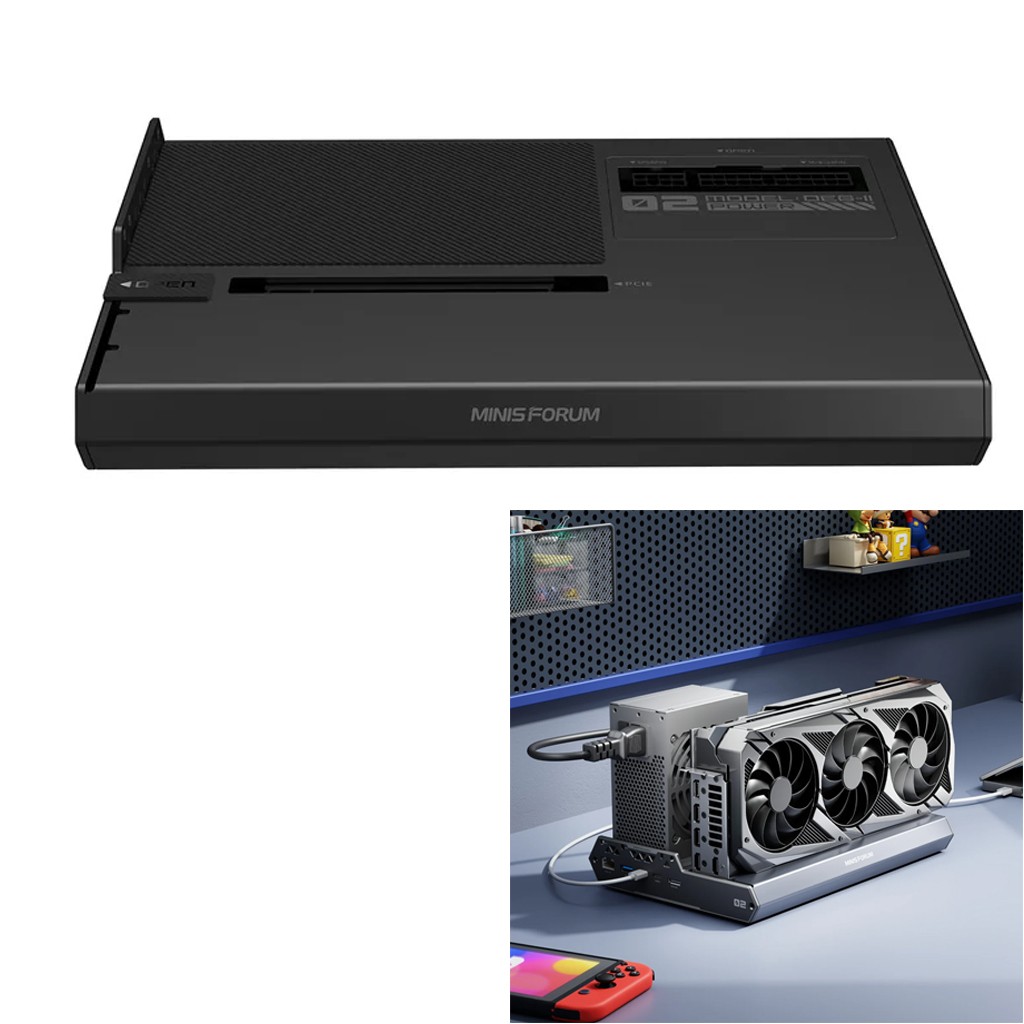 MINISFORUM DEG2 Thunderbolt 5 + OCulink eGPU Dock Station for MINI PC Laptops