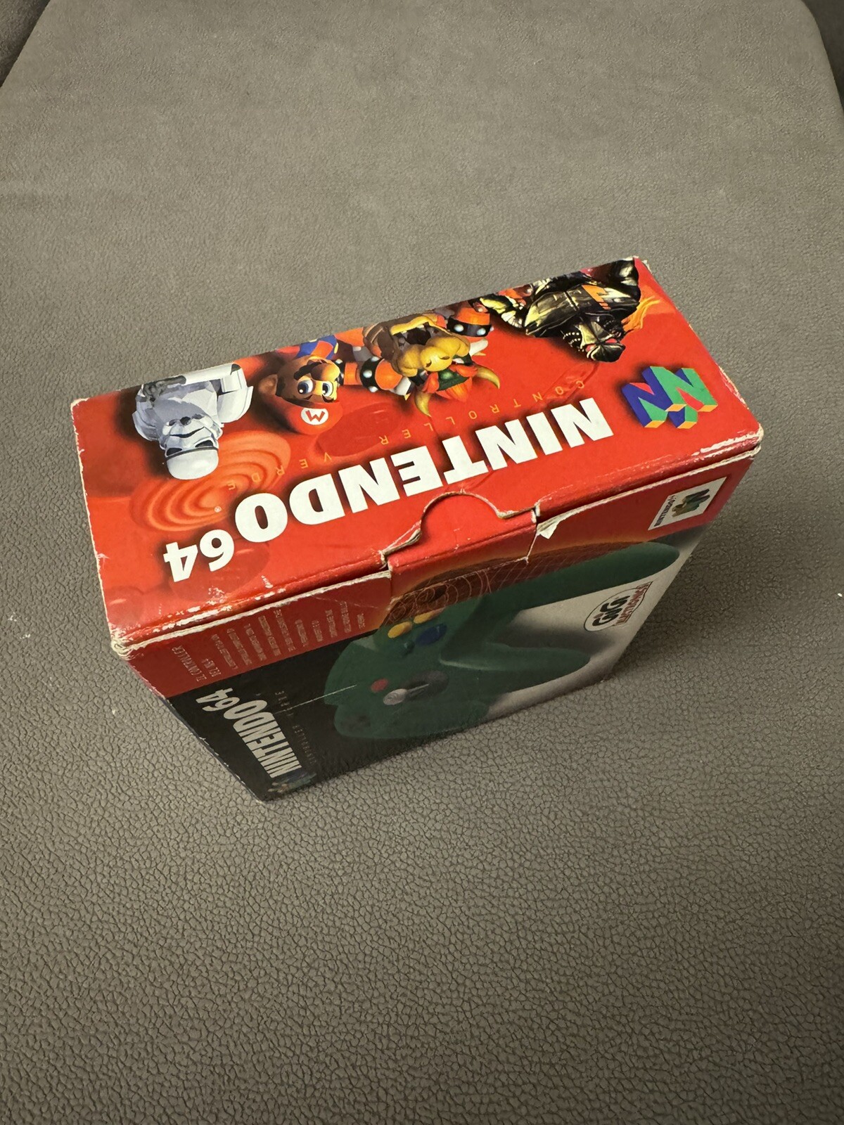 JOYSTICK – GREEN JOYPAD FOR NINTENDO 64 (N64) 100% ORIGINAL GIG ITALY – BOXED