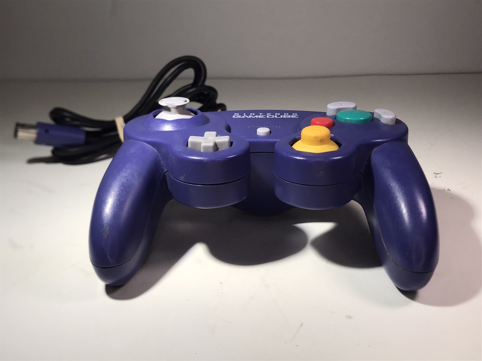 Official Nintendo GameCube Purple Indigo Controller DOL-003 OEM tested working