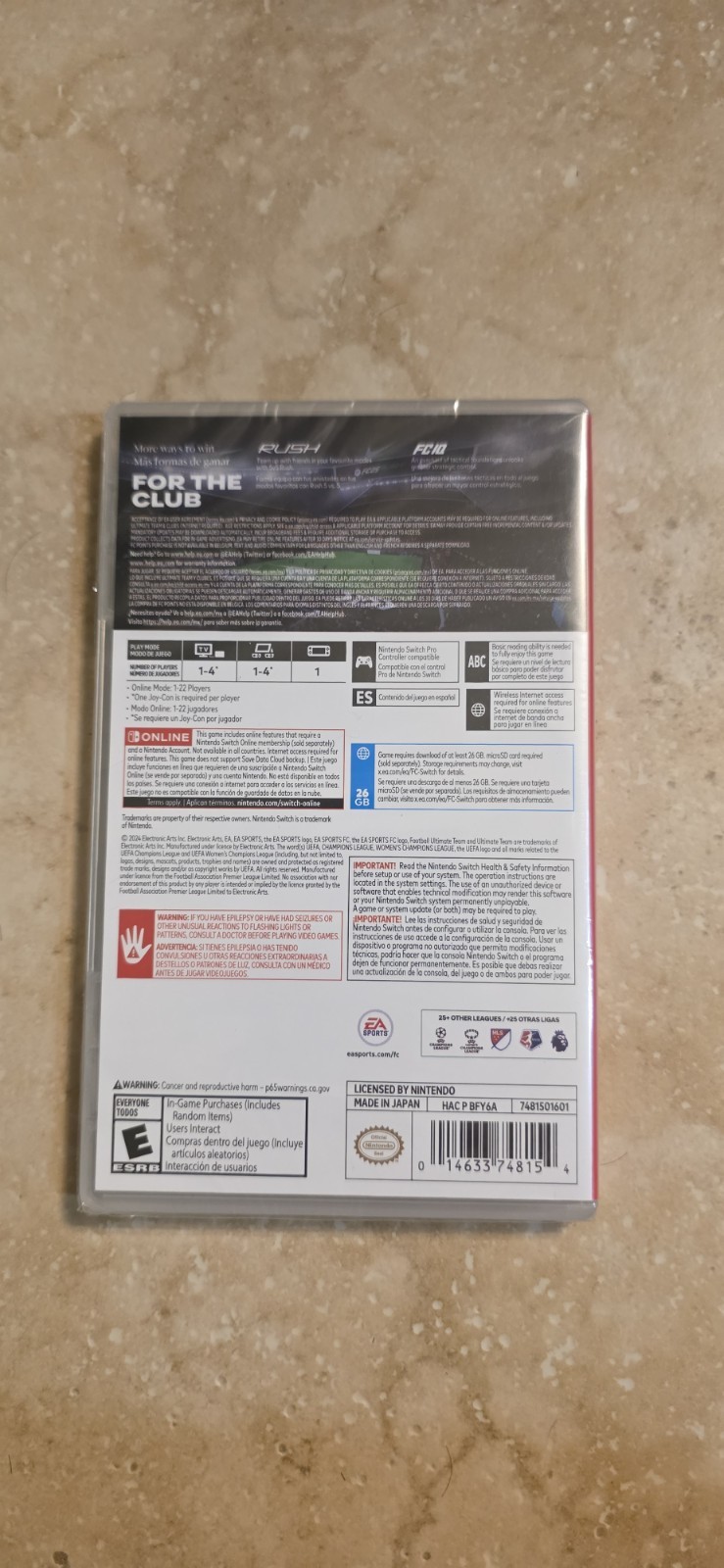 BRAND NEW EA Sports FC 25 – Nintendo Switch-SEALED – New