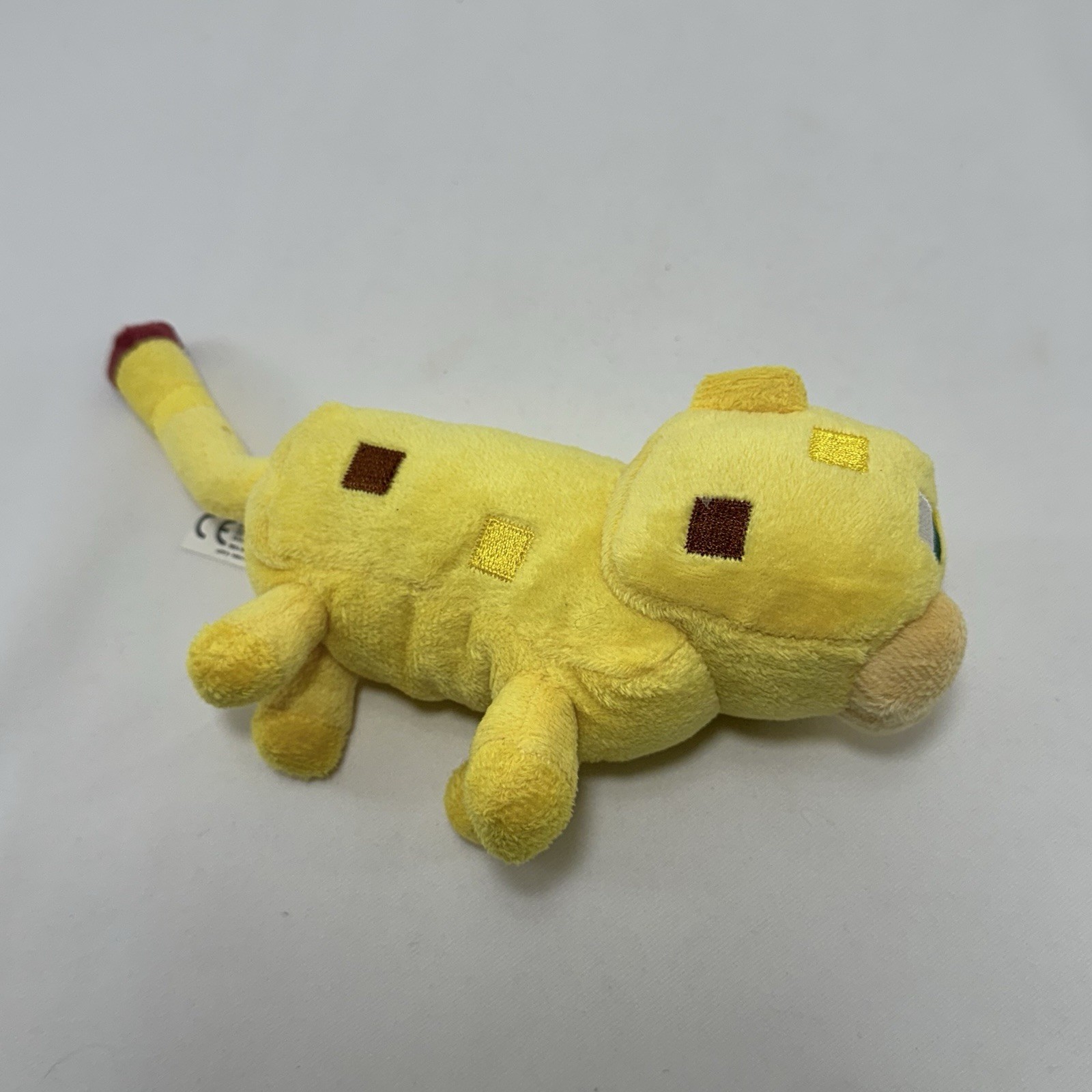 Mojang Jazwares Minecraft Ocelot Plush Cat Leopard Soft Toy Doll Yellow Kid Game