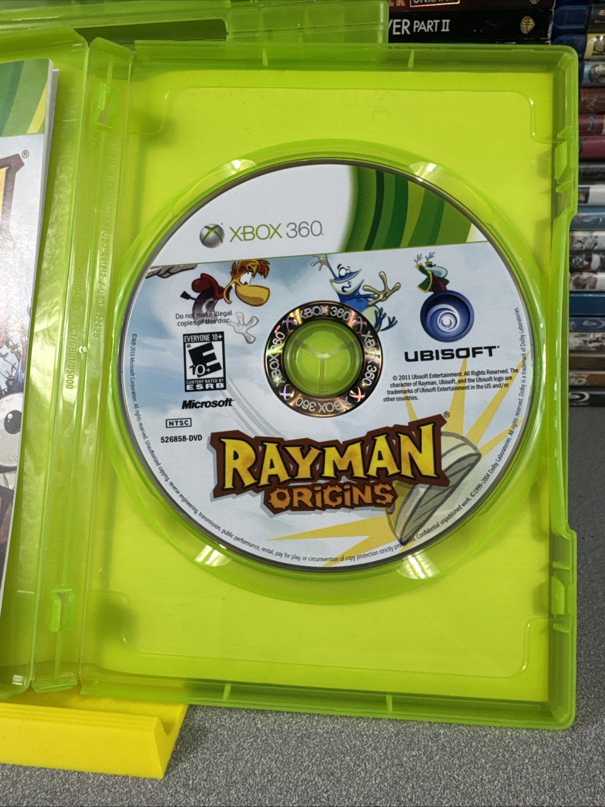 Ubisoft Rayman Origins Platformer Xbox 360 Manual Included NTSC-U/C