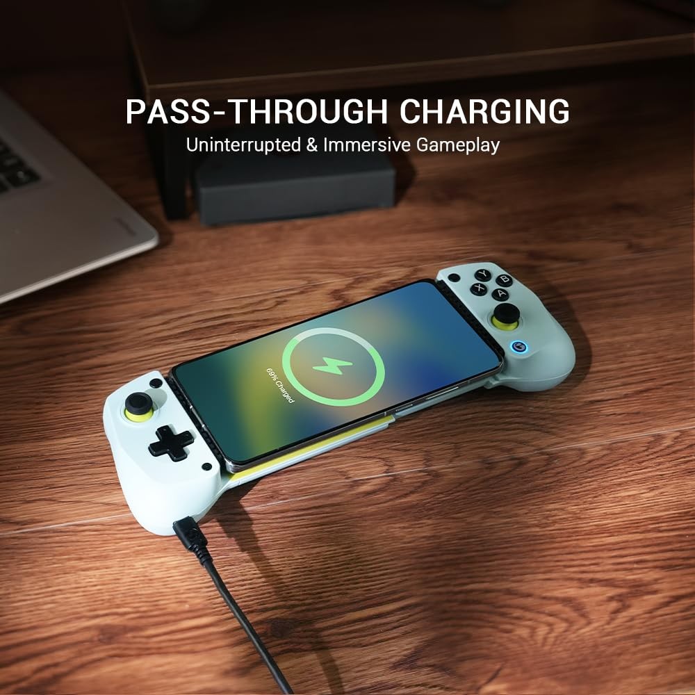 GameSir X5 Lite Mobile Gaming Controller, Movable Type-C Port, Pass-Through