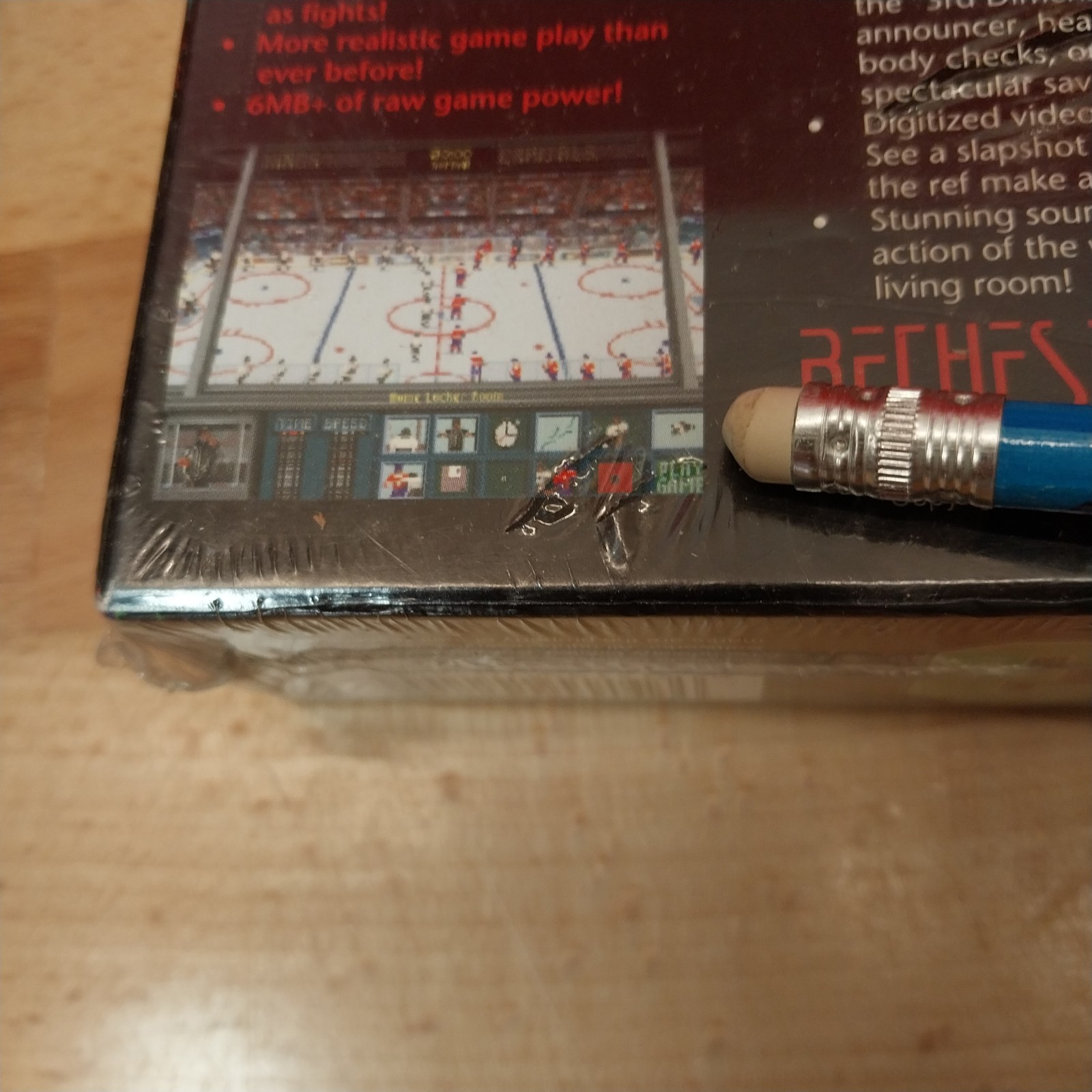 Wayne Gretzky Hockey 3 PC Game IBM 5.25″ HD Discs Factory SEALED COLLECTABLE