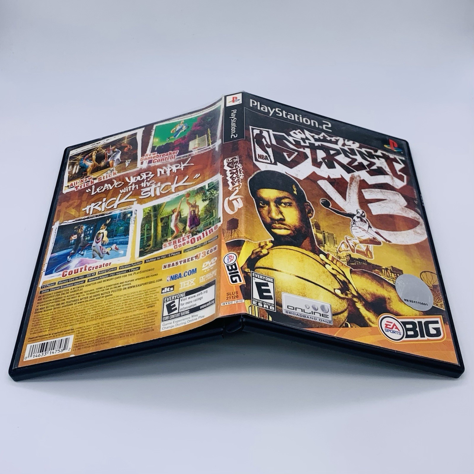 NBA Street V3 Sony PlayStation 2 PS2, 2005 EA Sports Big – No Manual Tested
