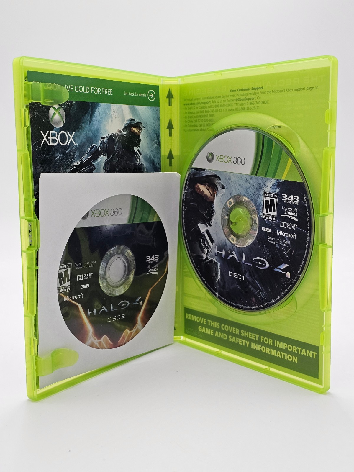 Microsoft Xbox 360 Halo 4 CIB Cleaned & Tested