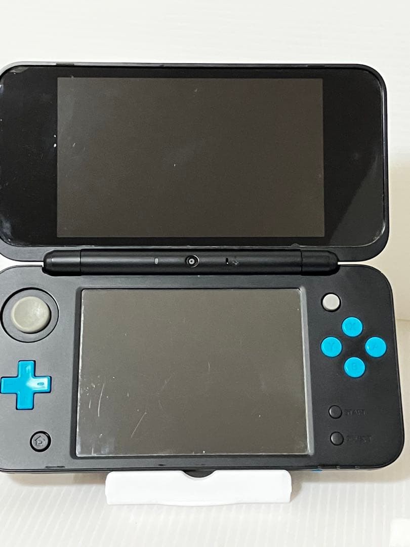 Tested and Factory Reset New 2DS LL Black x Turquoise Console