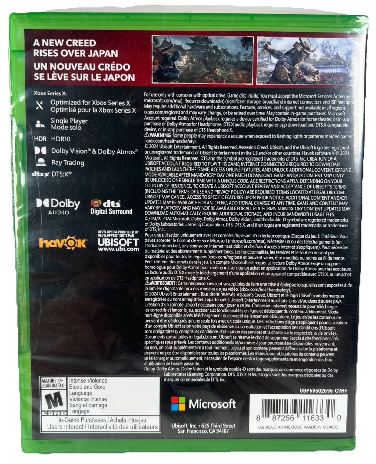 Assassin’s Creed Shadows – Microsoft Xbox Series X – Brand New Sealed Free Ship