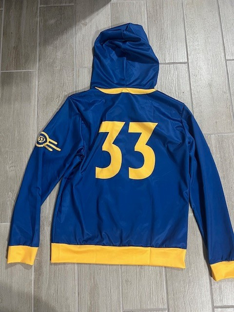 Fallout Vault 33 hoodie men women unisex novelty Size L cosplay shirt Costume