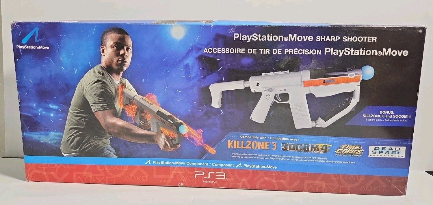New Sony PlayStation Move Sharp Shooter for PlayStation 3 PS3 Gun Killzone 3
