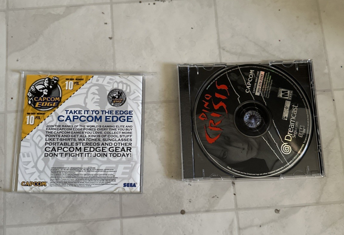 Dino Crisis (Sega Dreamcast) Used Adult Owned CIB USA Seller Look!