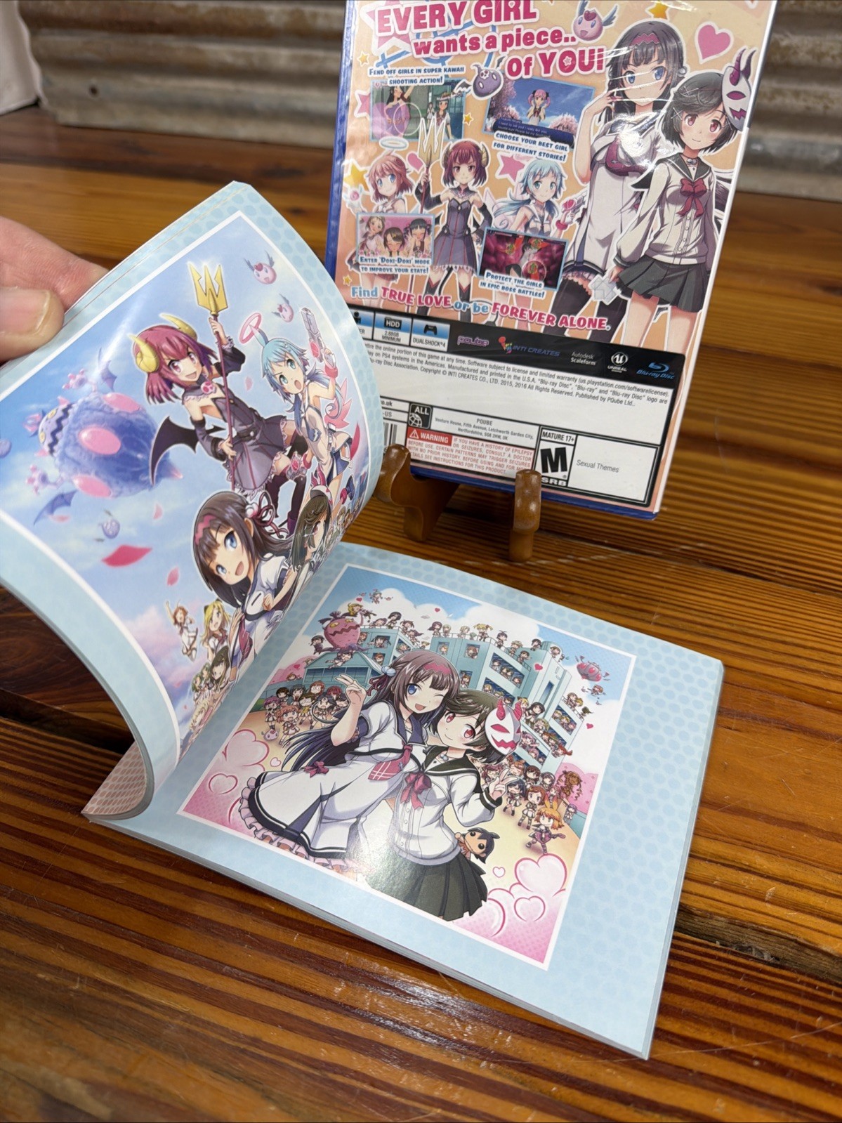 Gal Gun Double Peace Playstation 4 PS4 W/Art Booklet New Factory Sealed