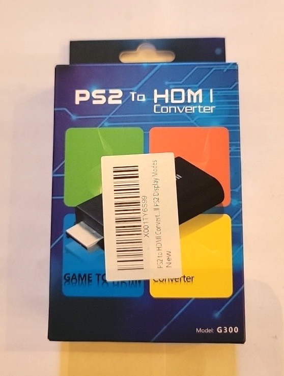 PS2 to HDMI Converter G300 1080p HD Adapter AV Cable for PS2 PS1 PS3 Plug & Play