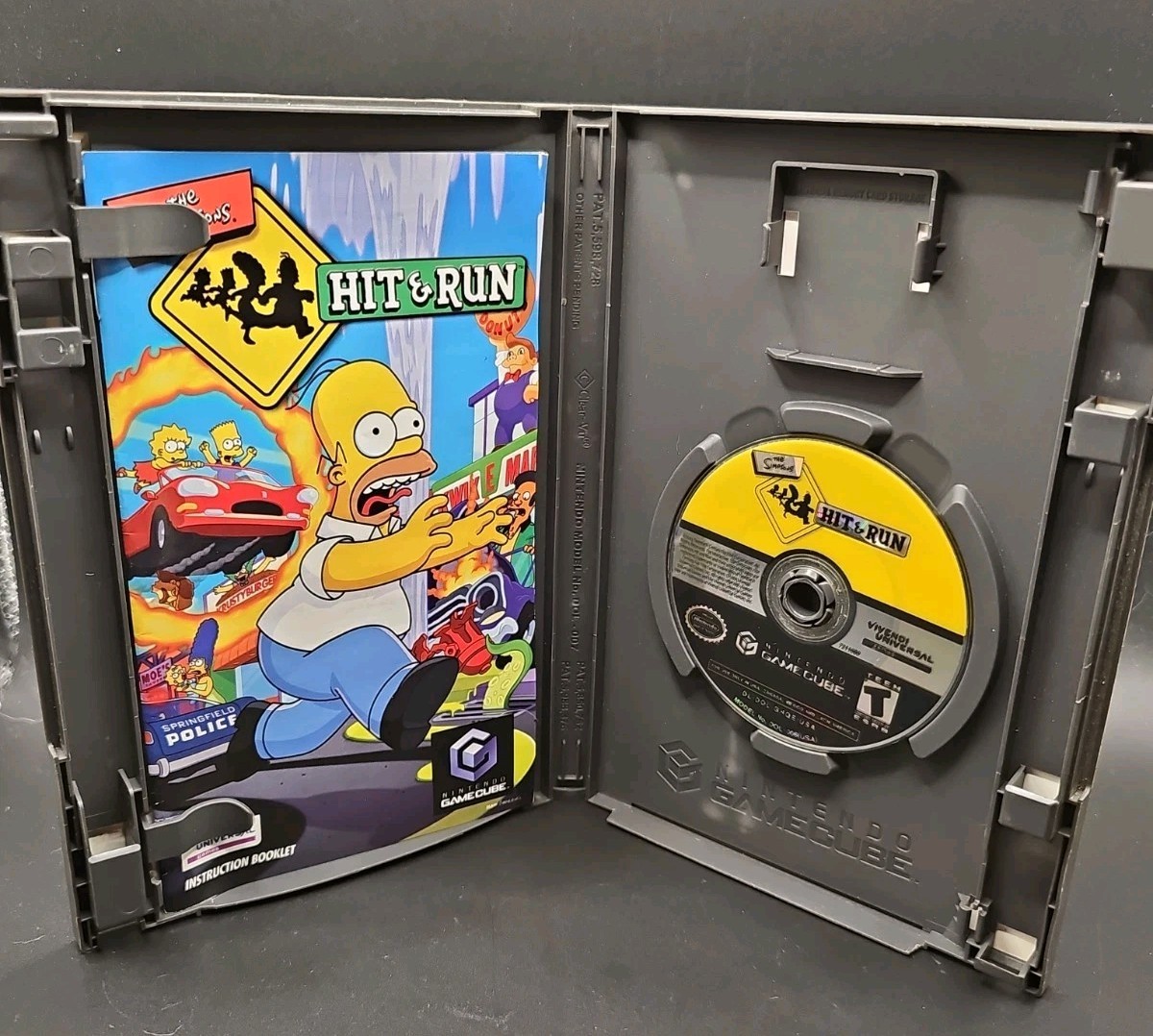 The Simpsons Hit & Run & Monster House Gamecube Lot Complete **Disc Read Error**