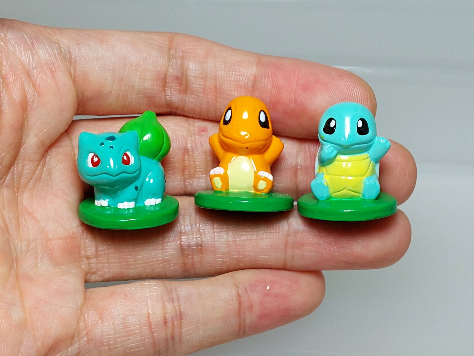 Bulbasaur Charizard Squirtle Pokemon Minicot Figure Banpresto 2004 0.8-0.9in
