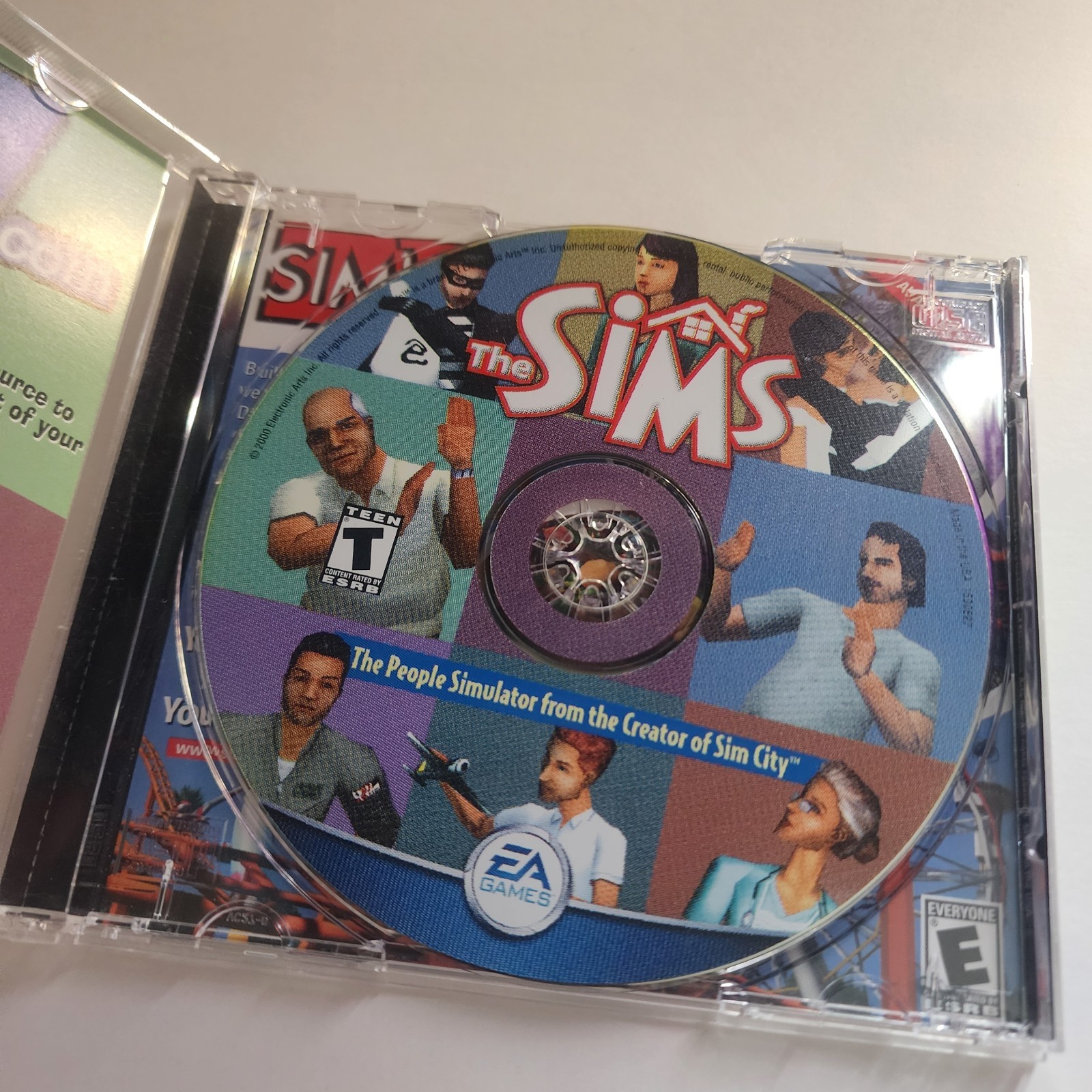 The Sims PC CD-ROM Game Original EA Maxis Life Simulation ESRB T Teen