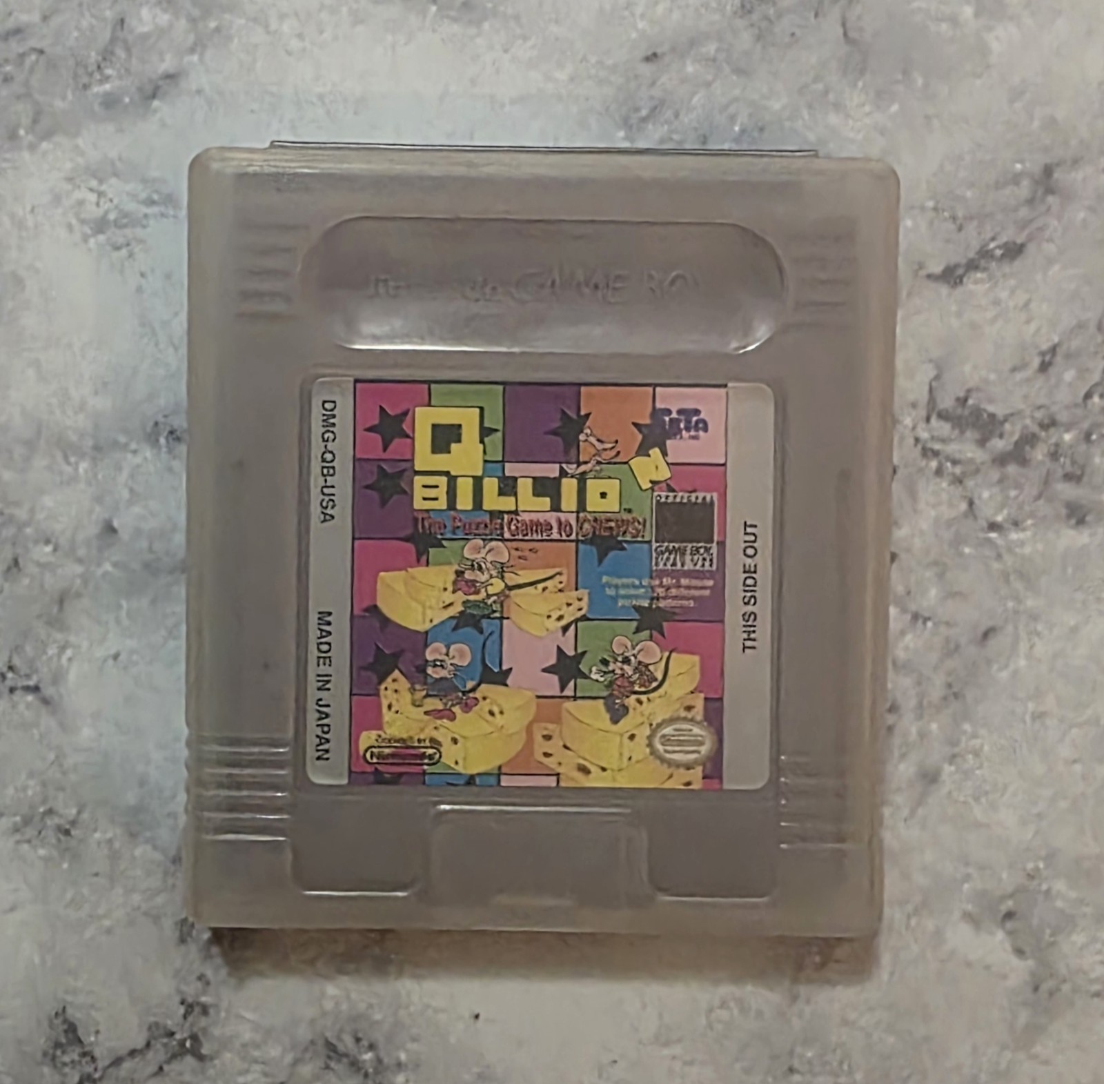 Q Billion w/ Manual (Nintendo Game Boy, 1989) Cartridge Tested