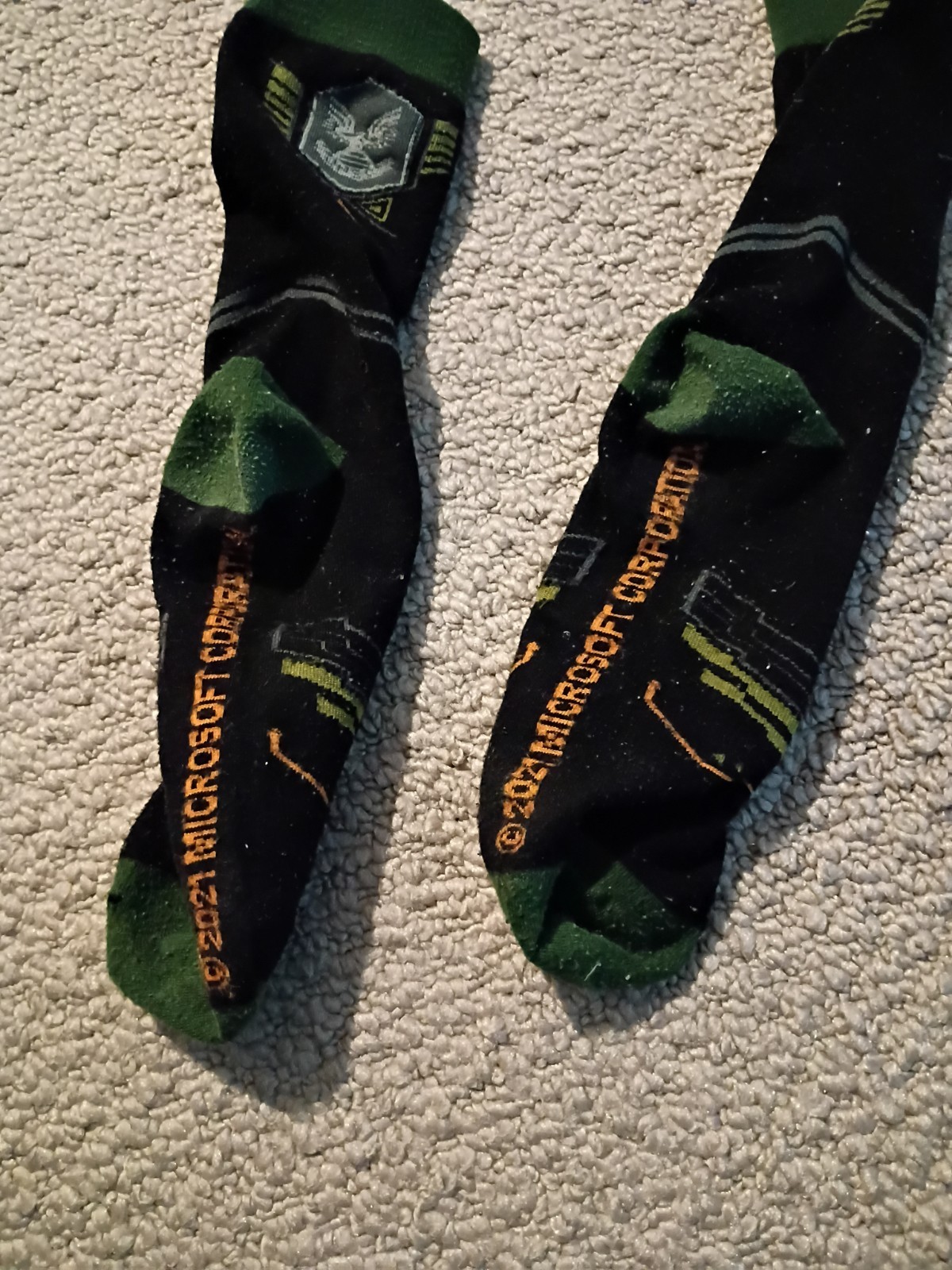 Master Chief Halo 5 Promo T Shirt and socks in Excellent condition. Like New.
