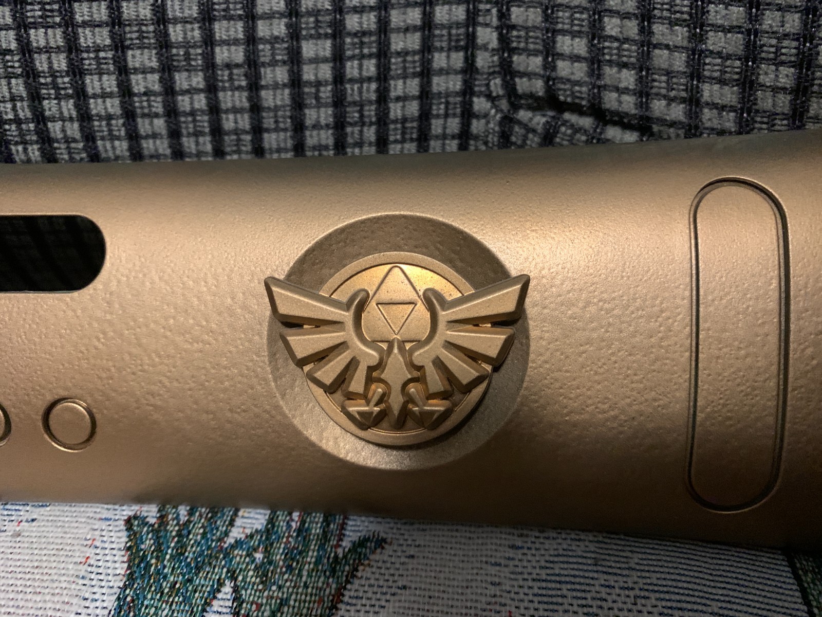 Legend of Zelda Gold Xbox 360 Faceplate unique design Custom hand painted Zelda