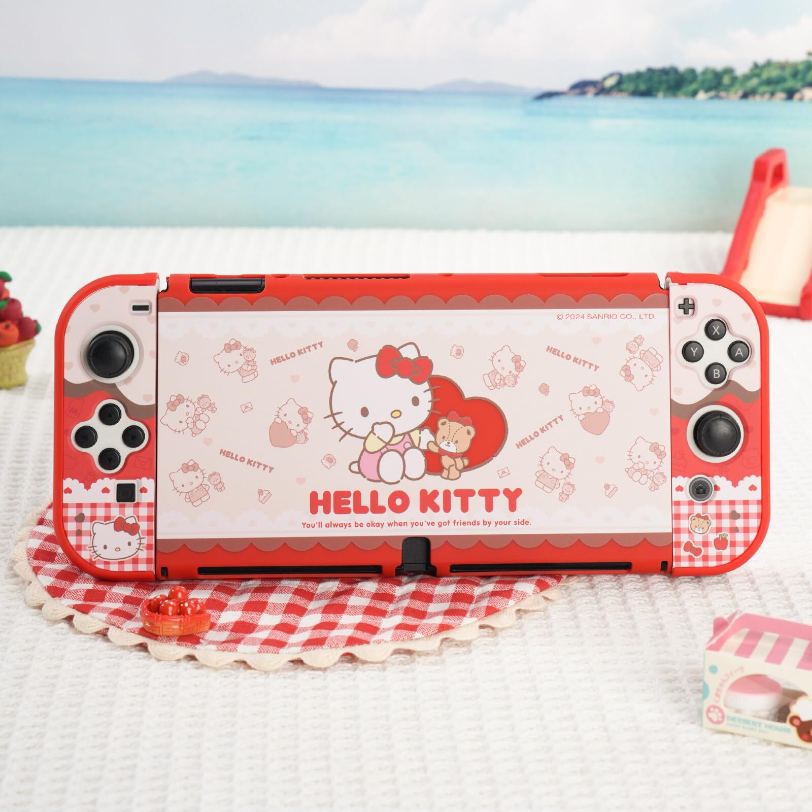GeekShare X Sanrio Protective Case for Nintendo Switch / OLED Hello Kitty Shell