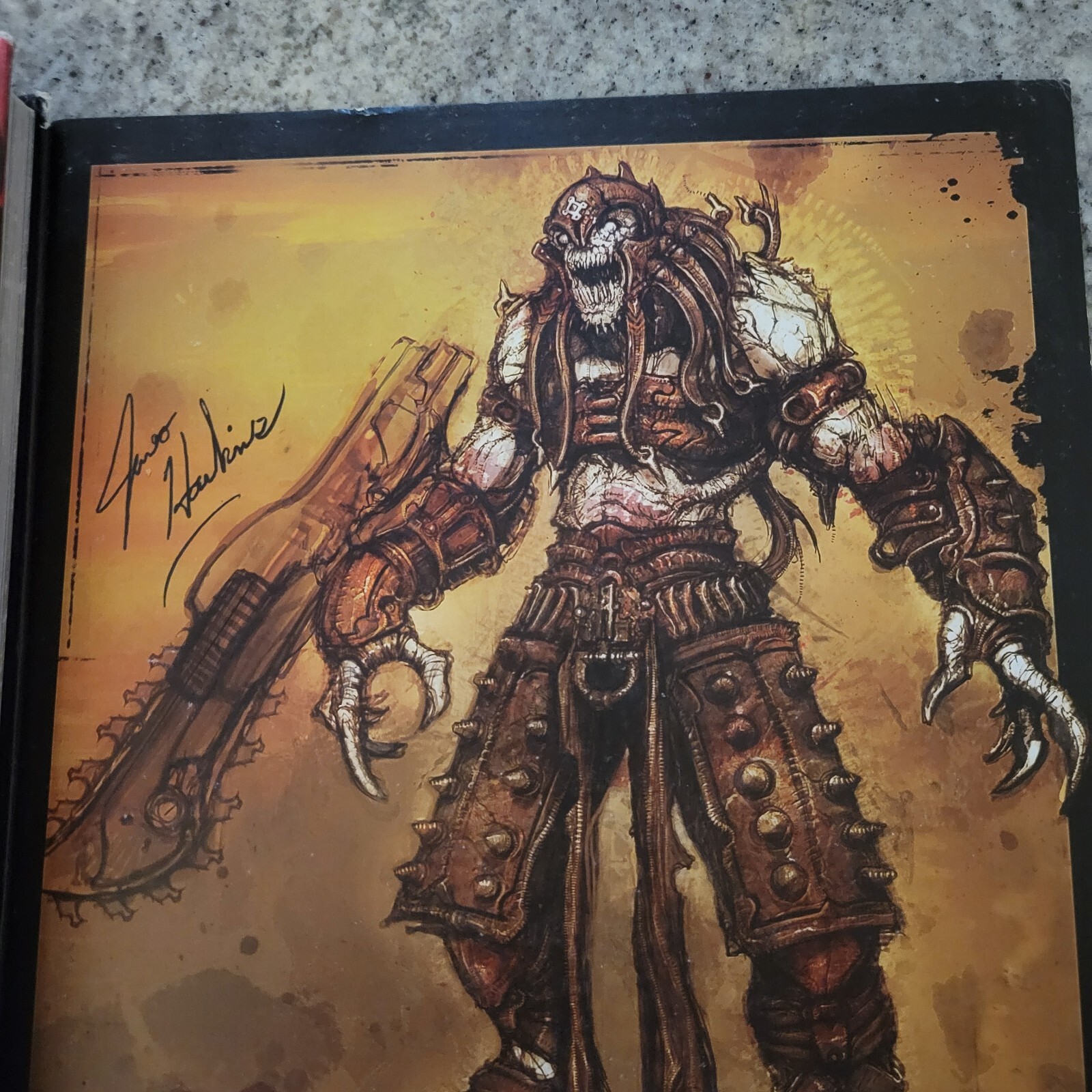 Gears Of War Official Hardcover Strategy Guide Last Stand Edition Skorge Print