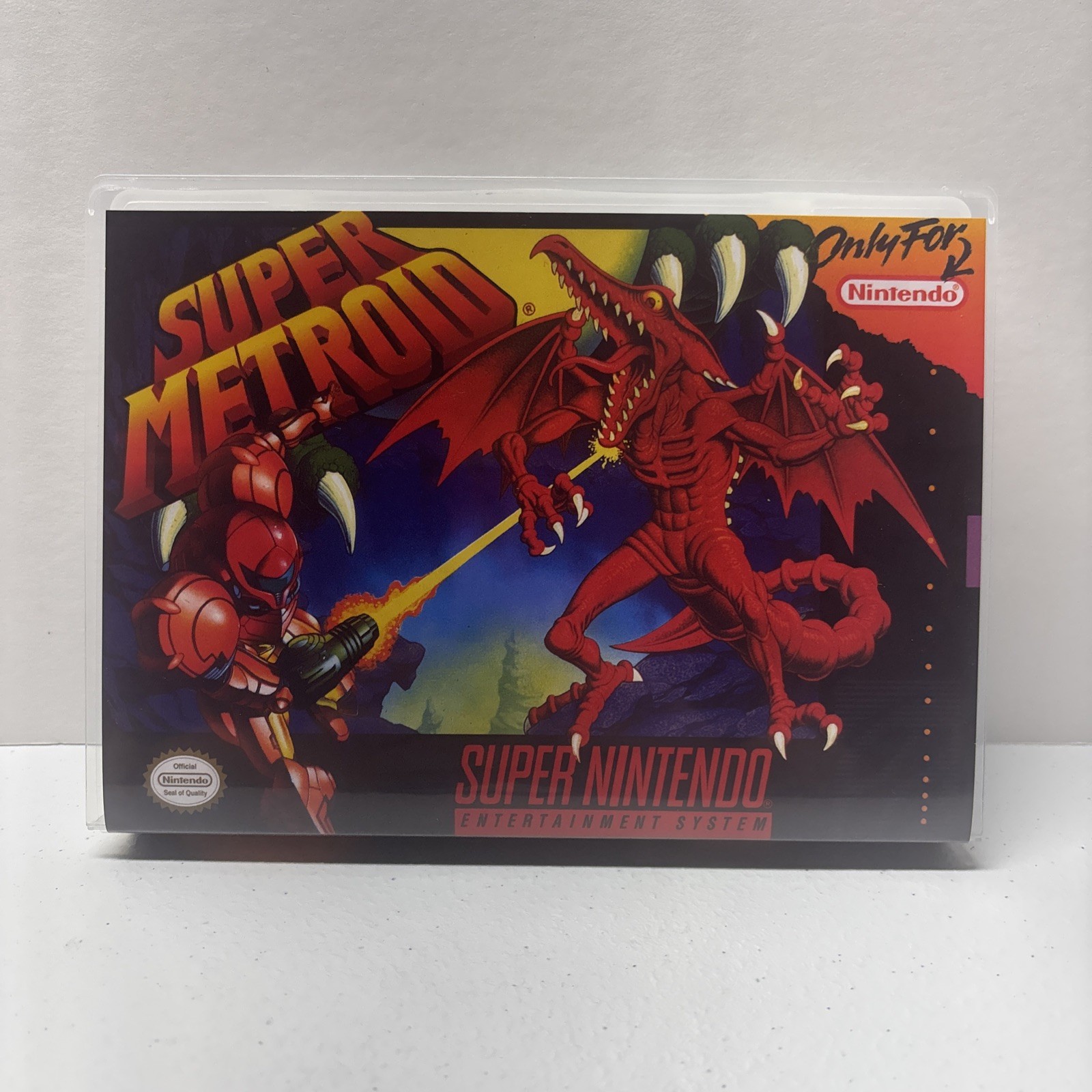 Super Metroid SNES Universal Game Case for Game Cartridge *CASE ONLY*