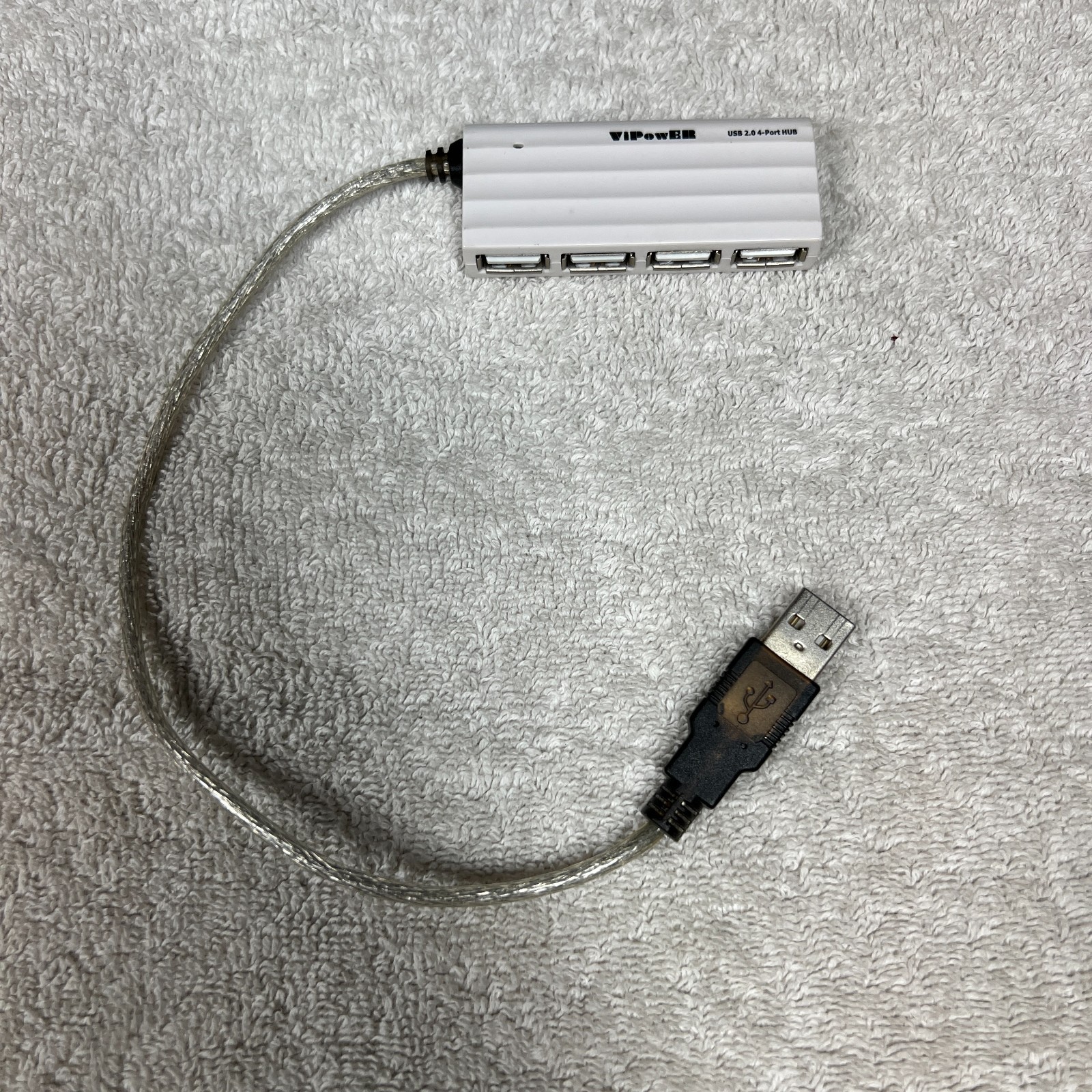 Rock Band ViPowER 4 Port Hub USB 2.0 Dongle Xbox 360 Wii PS2 PS3 OEM TESTED
