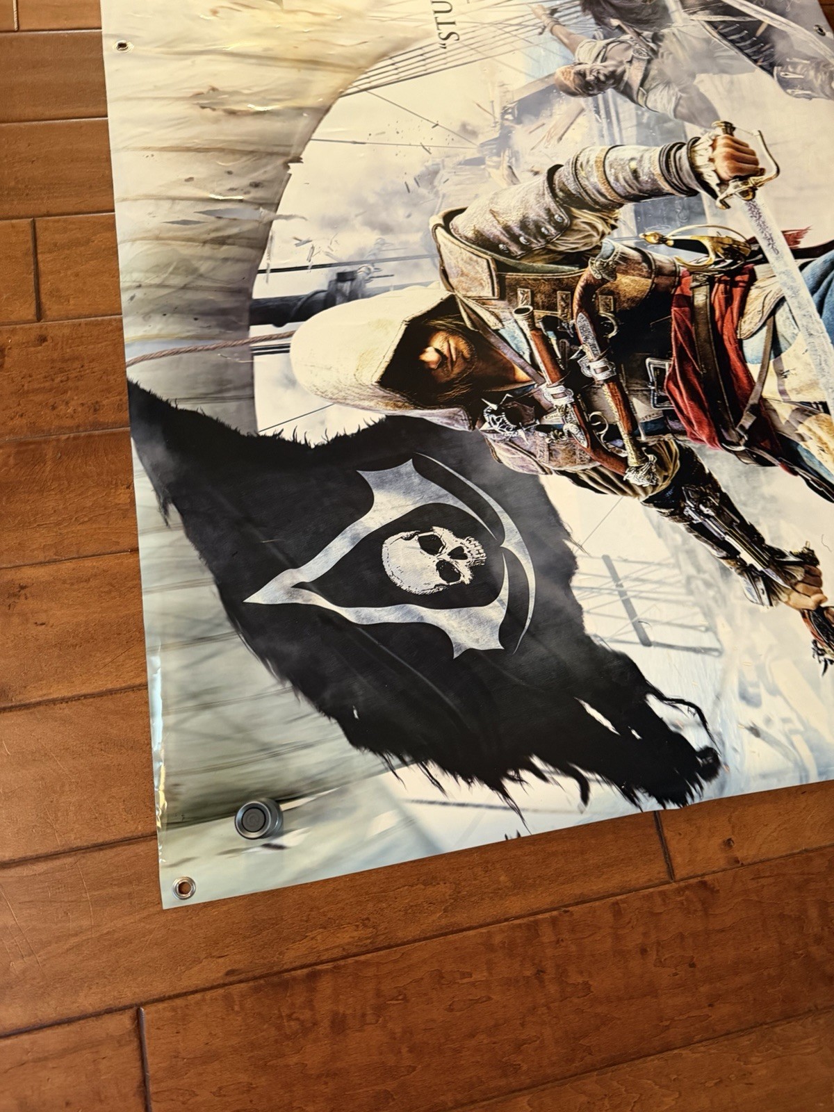 Assassins Creed IV Black Flag 36″ X 70″ Double Sided Vinyl Banner Display Sign