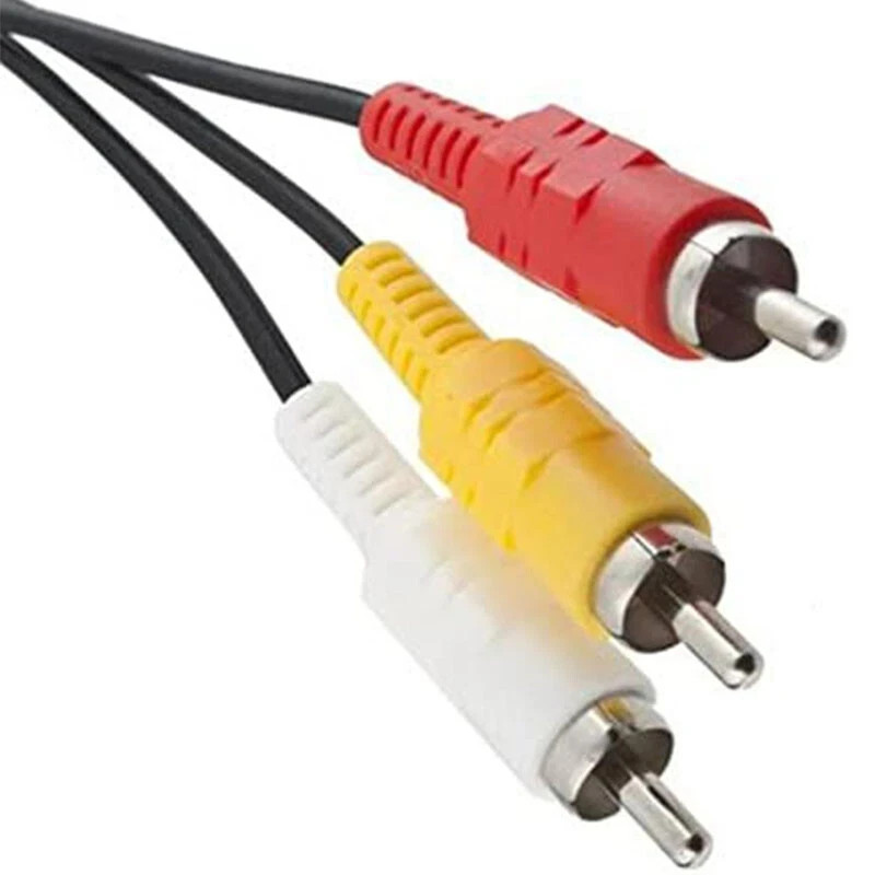 6 Feet AV to RCA Audio Video Composite Cable Cord For Sony PS1 PS2 PS3 PS3 Slim