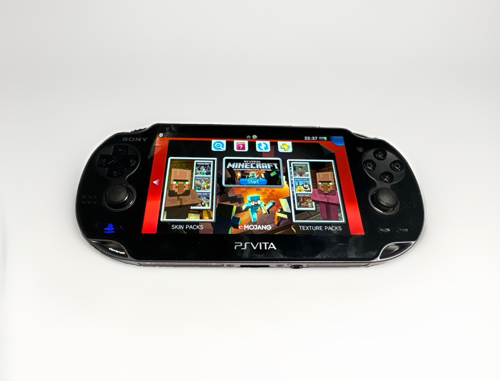Sony PS Vita PCH-1000 OLED Crystal Black CIB Tested Working w/ Case Charger