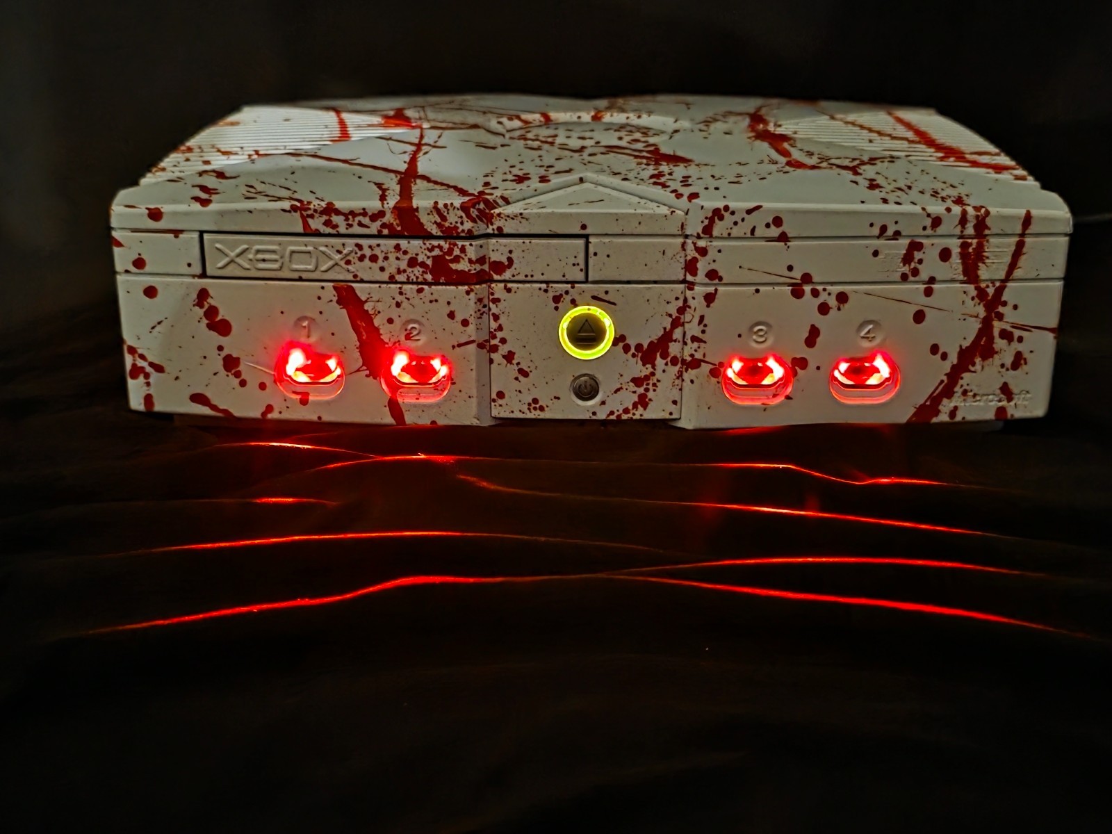 Original Xbox OEM LED Controller Port Set Custom Colors Red Blue Green White +