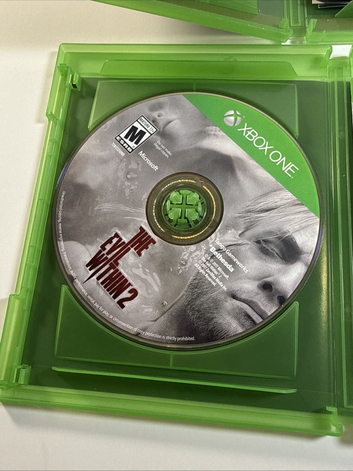 The Evil Within 1 and 2 Microsoft Xbox One Game Combo Lot Near Mint