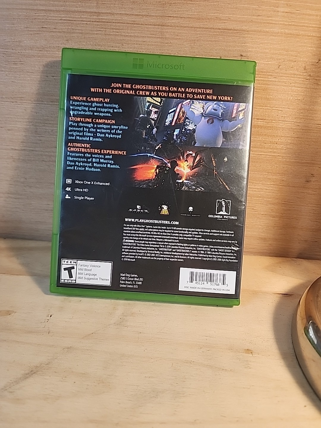 Ghostbusters: The Video Game Remastered (Microsoft Xbox One, 2019)