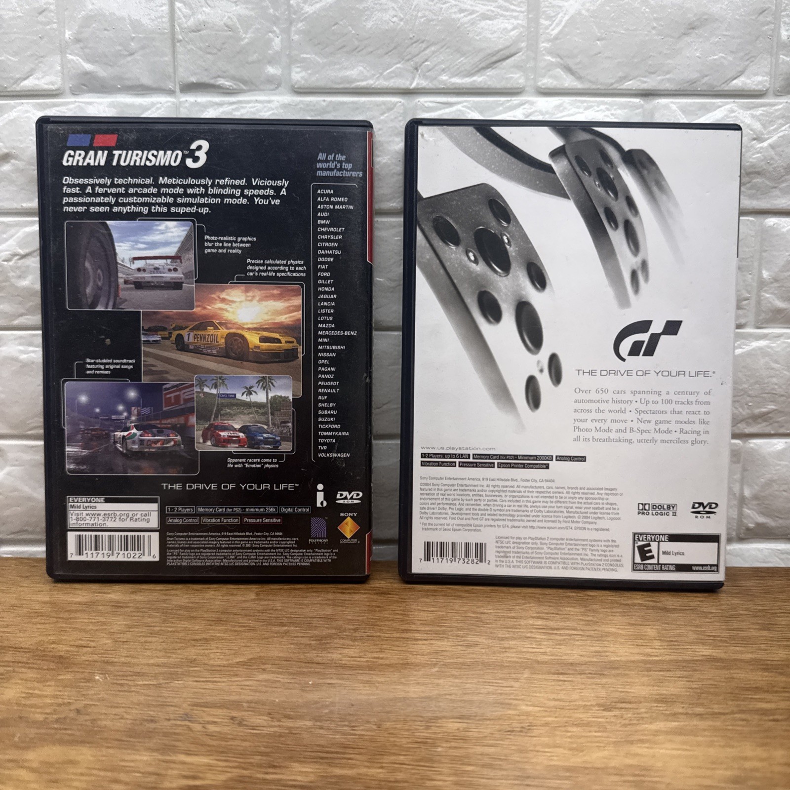 Gran Turismo 3 A Spec & Gran Turismo 4 Bundle (PlayStation 2) CIB Refurbished