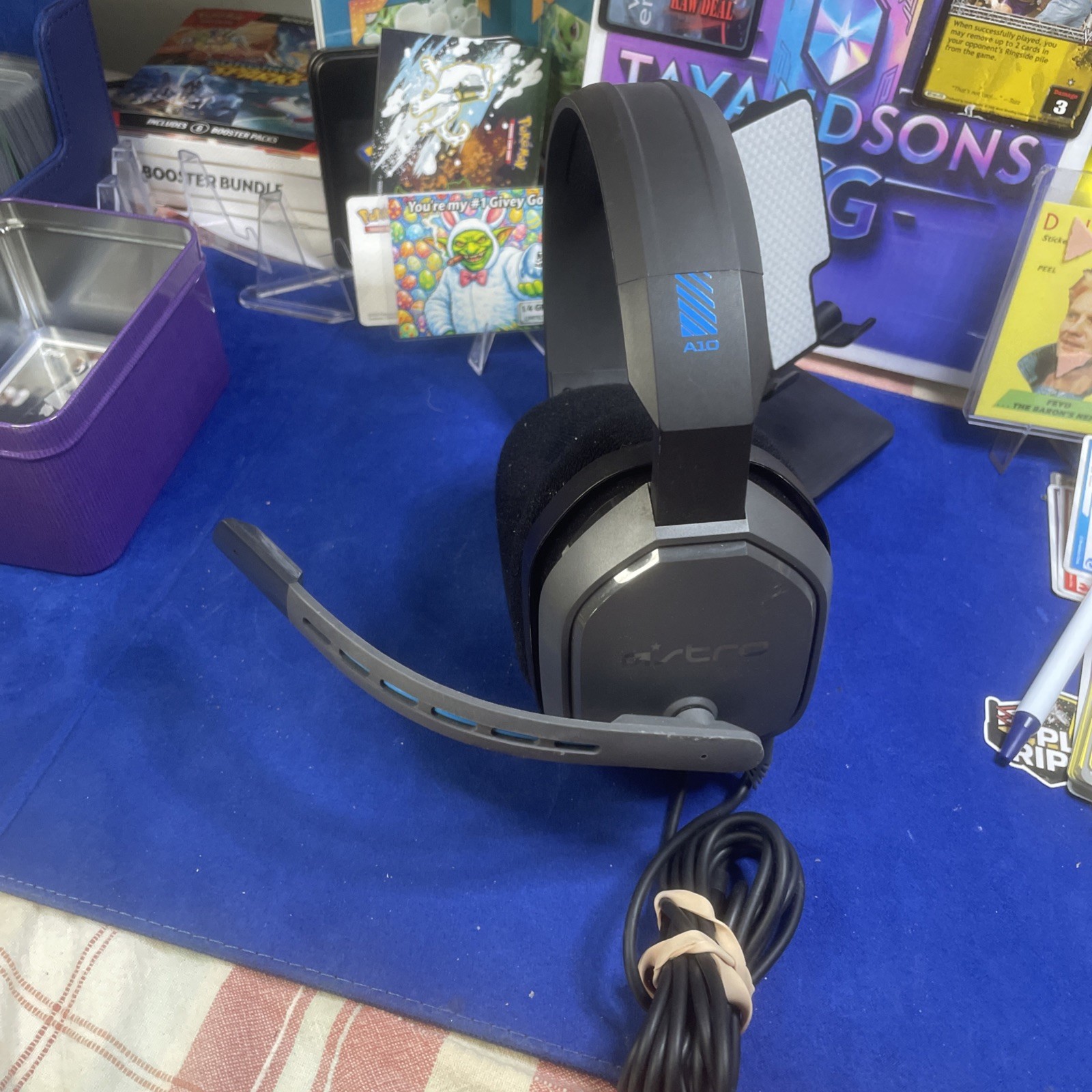 Astro A10 Wired Stereo Gaming Headset – Blue/black – Headset Only