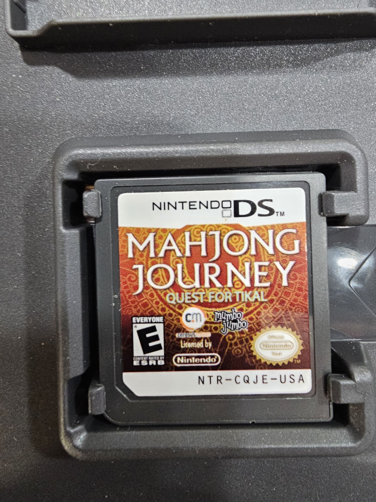 Mahjong Journey: Quest for Tikal And Manual Nintendo DS Tested Working