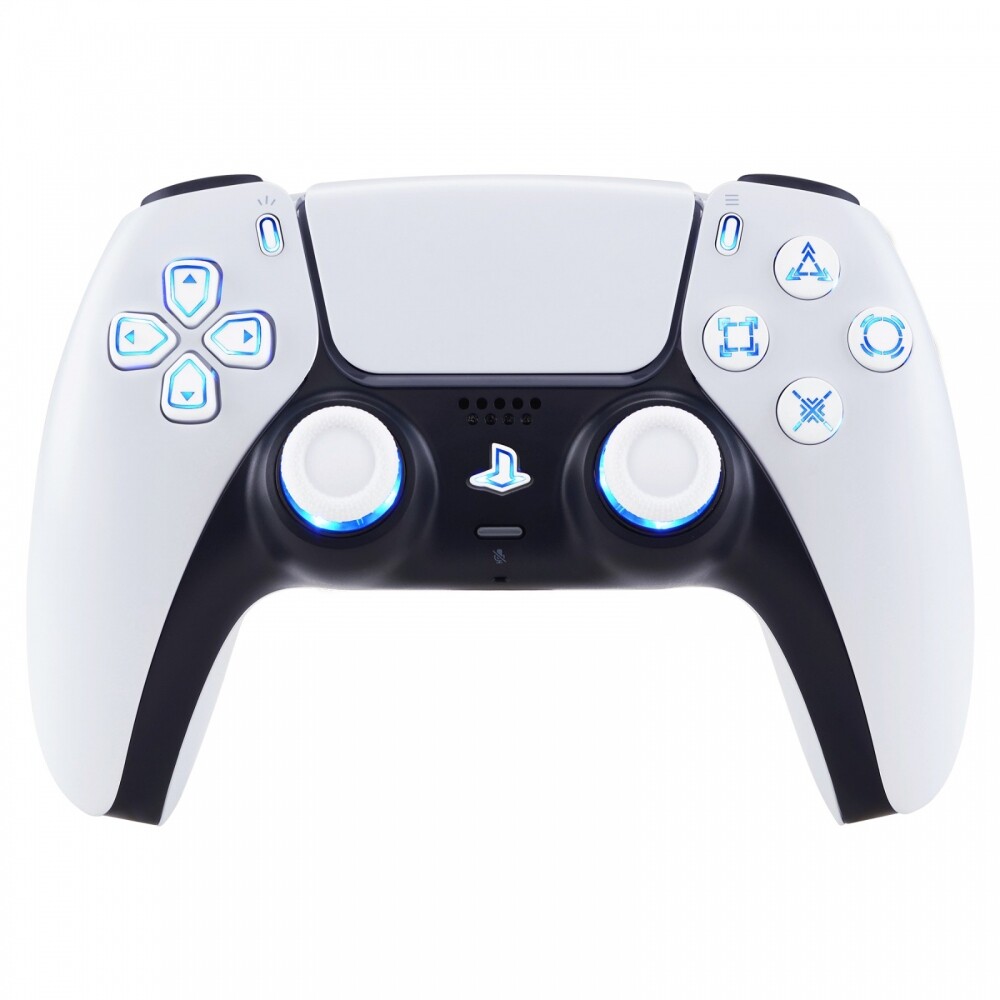 Multi-Colors Luminated White Symbols Buttons DTF V3 LED Kit for ps5 Controller