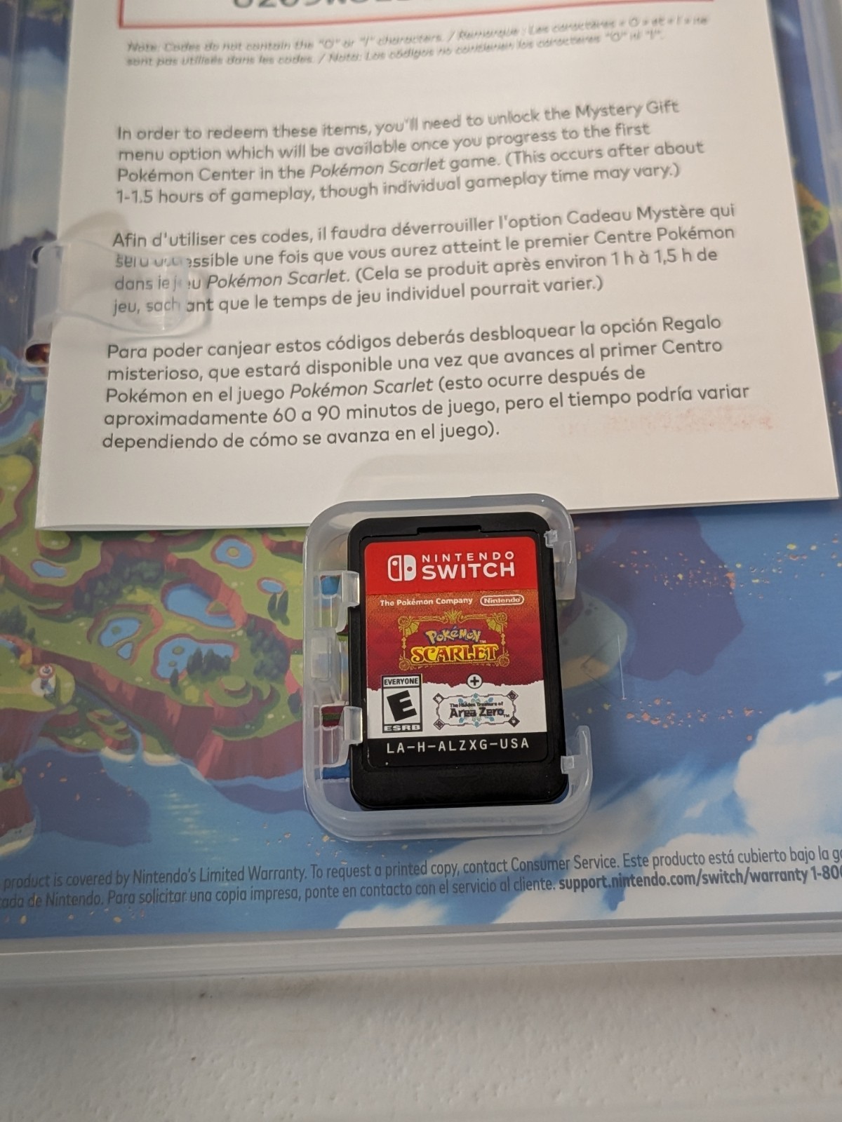 Pokemon Scarlet and The Hidden Treasure of Area Zero – Bundle (Nintendo Switch,