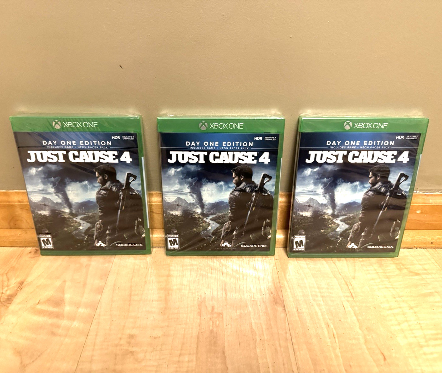 Lot of 3 Xbox One Games Just Cause 4 Day One NEW SEALED
