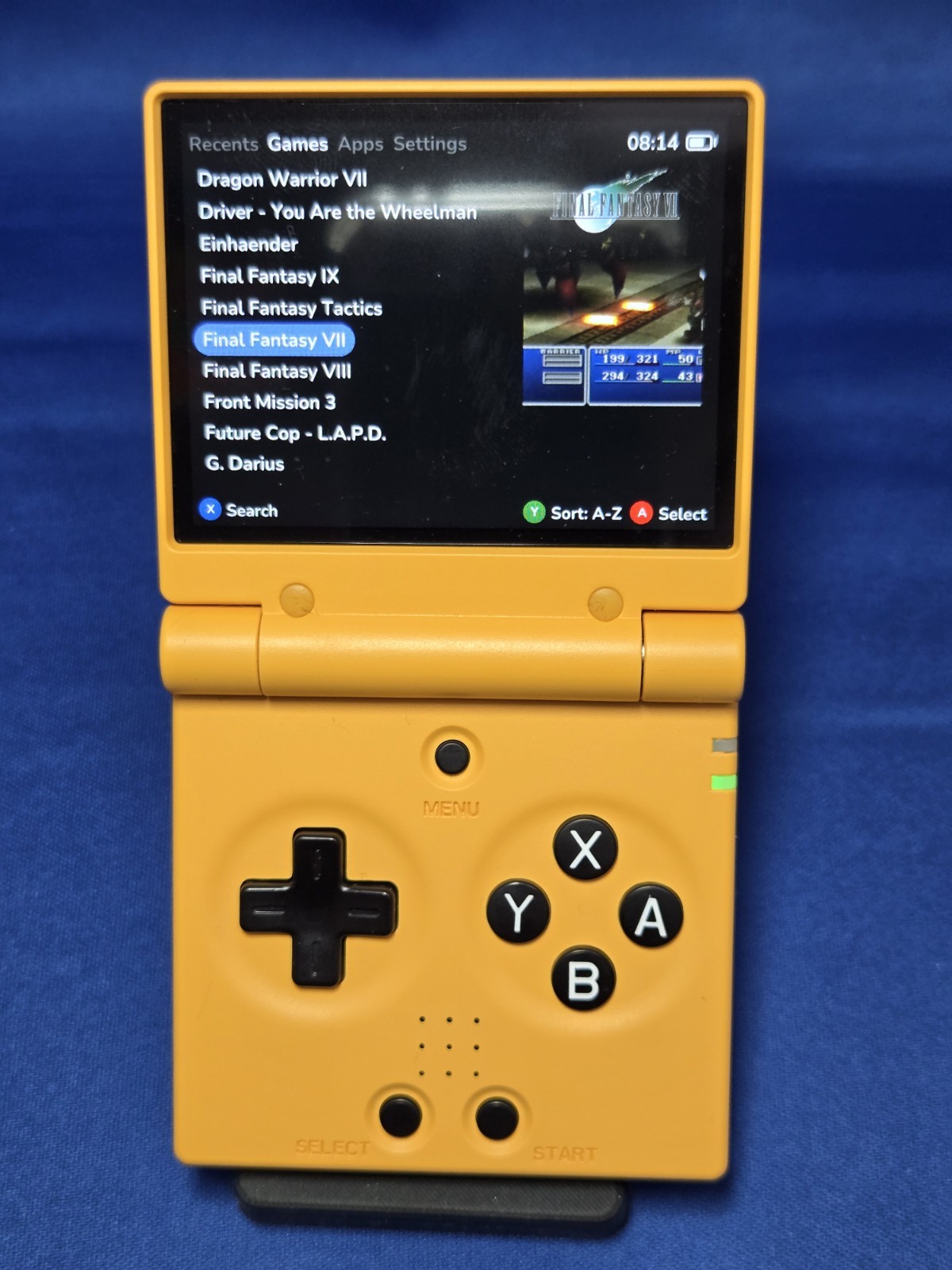 Miyoo Mini Flip | Yellow | 64GB MicroSD Card | AlliumOS | Ready To Play!