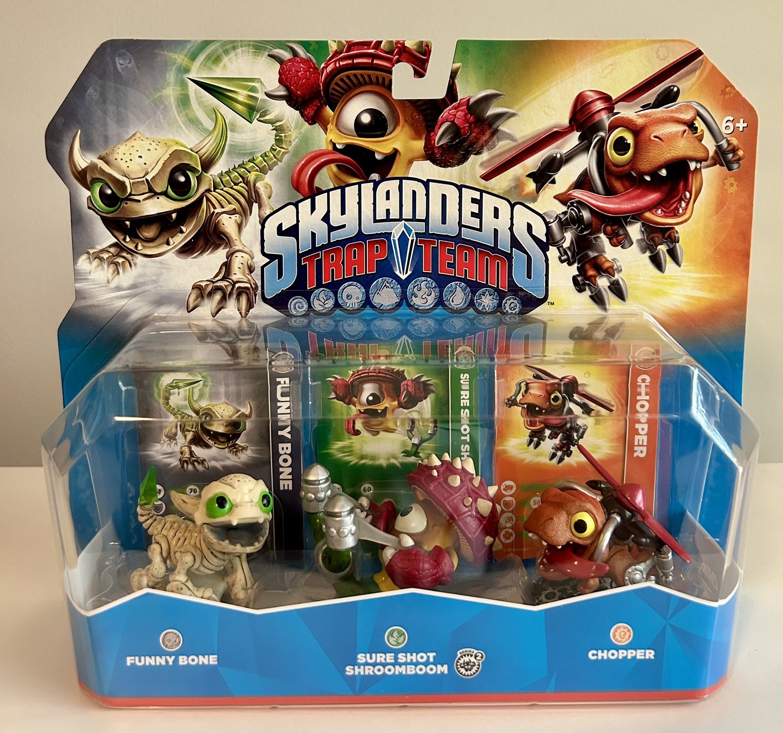 Skylanders – Trap 🪤 Team 3pk – Funny Bone, SS Shroom B, Chopper – BNIFSP