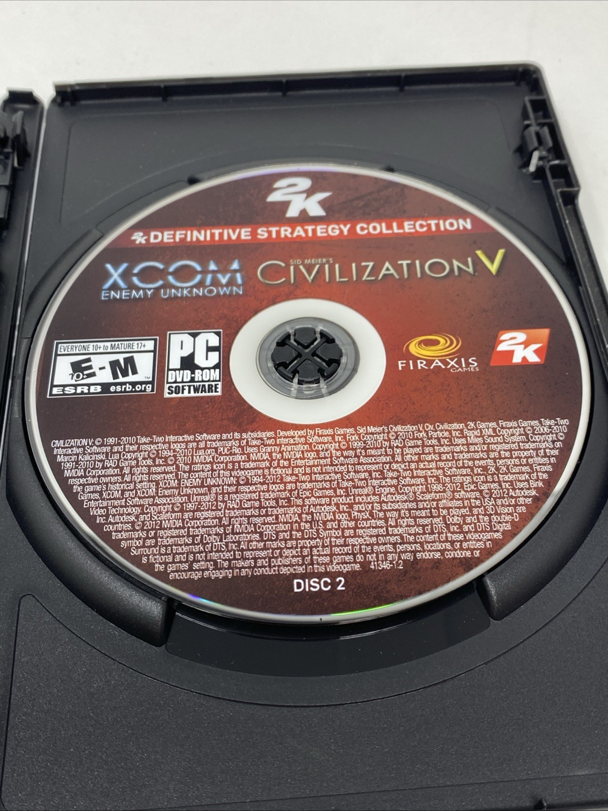 XCOM Enemy Unknown Sid Meier Civilization PC DVD 2K Game Strategy Collection