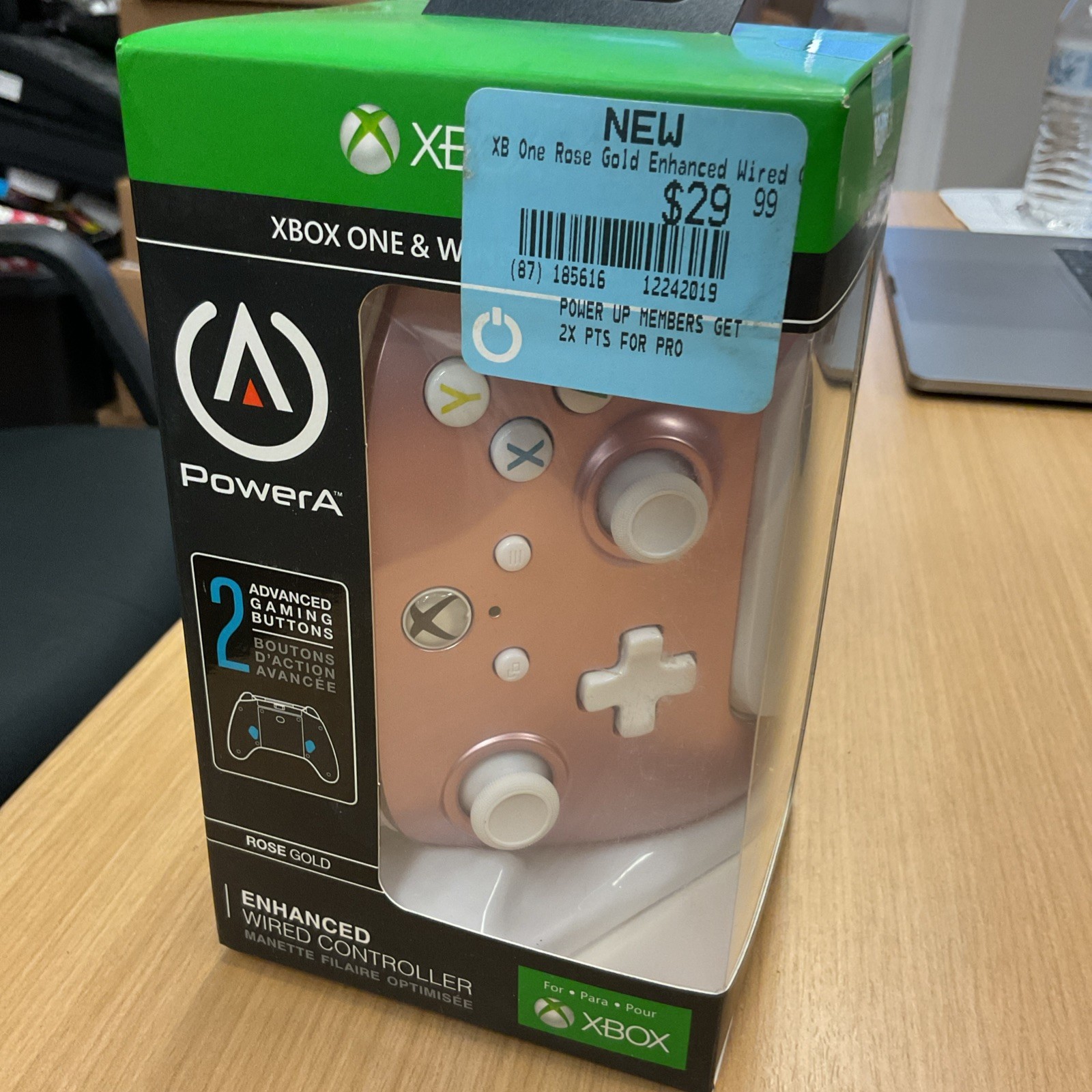 Microsoft XBOX One / PC PowerA Enhanced Wired Controller Brushed Rose Gold