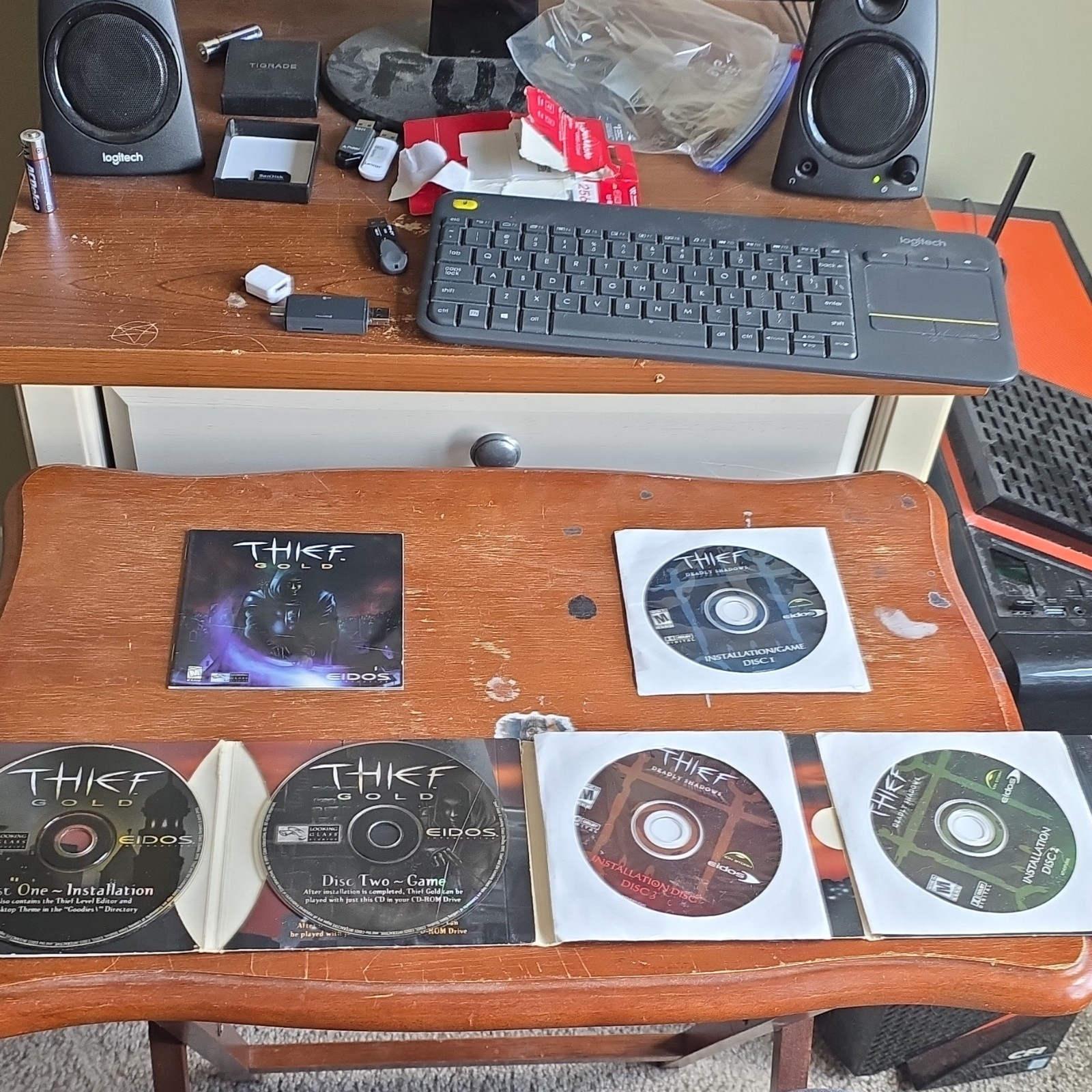 Eidos Thief Gold CD release + Manual Included + loose copy of thief dead shadows