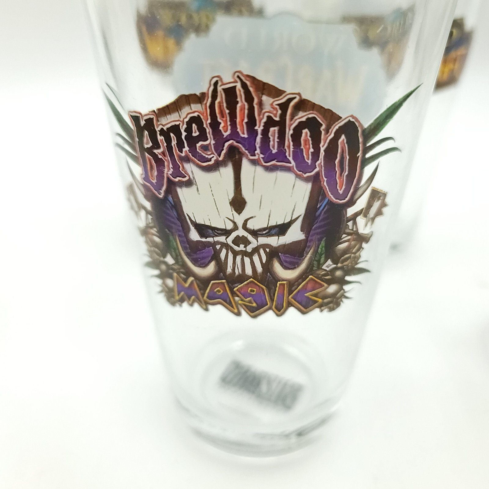 World of Warcraft WoW Blizzard Set of 4 16 oz Pint Drinking Glasses 2014 Rare