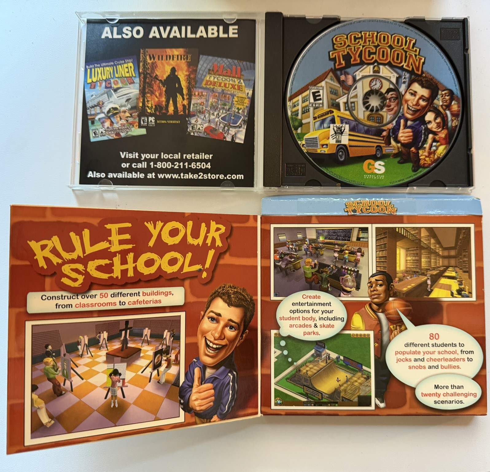CIB School Tycoon by Take 2 Interactive Windows – 98/Me/XP/2000 USA 5710