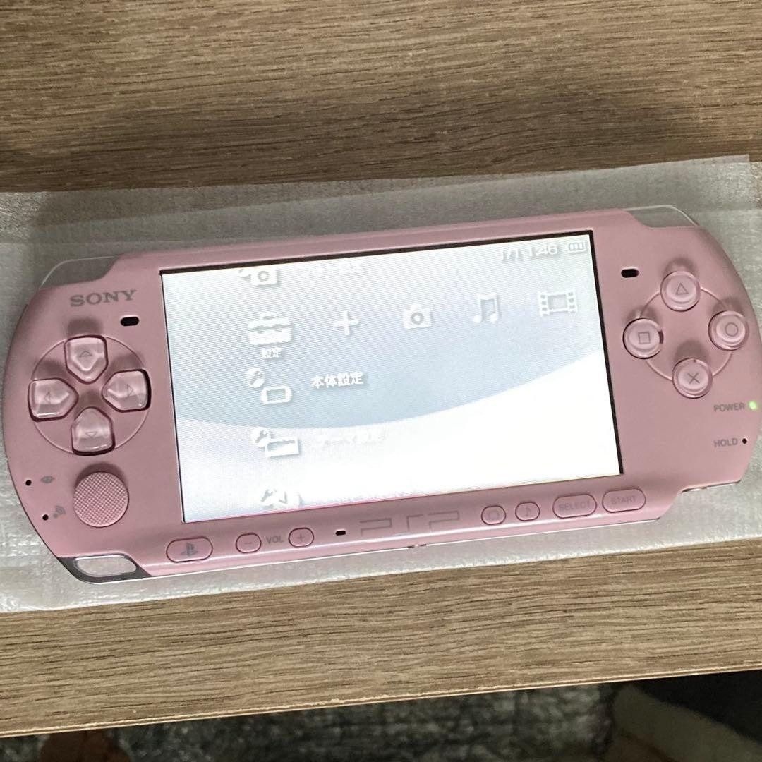 Mint Sony PSP-3000 PSP 3000 Console Pink Region Free Rare Jill Stuart case