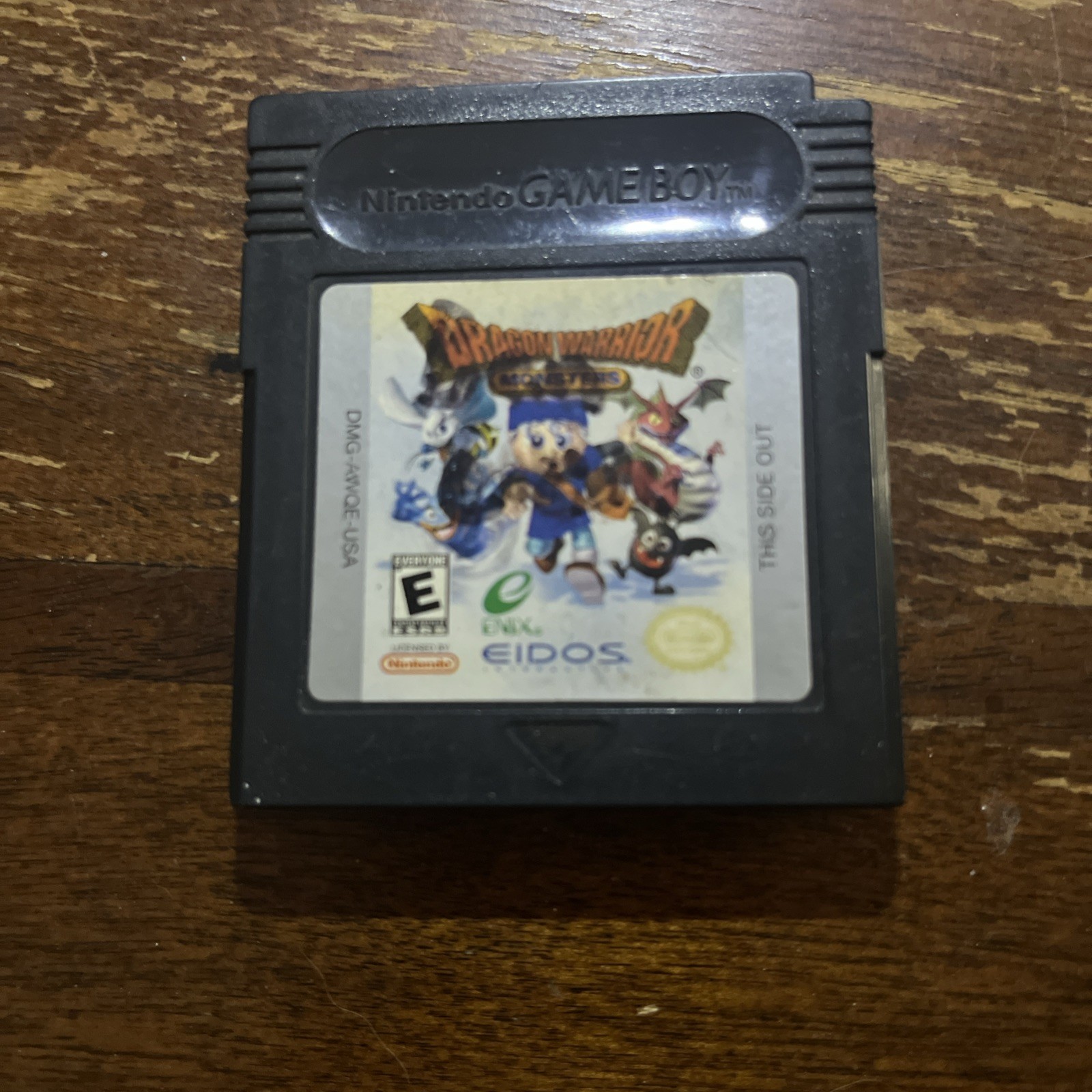 Enix Eidos Dragon Warrior Monsters Nintendo Game Boy Cartridge Tested pre owned