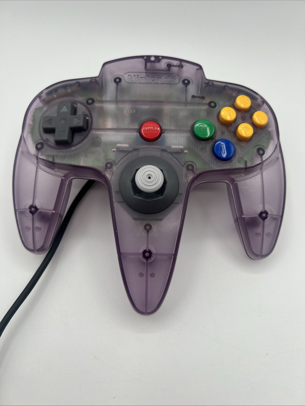 Nintendo N64 Atomic Purple Controller Authentic Tested NUS-005